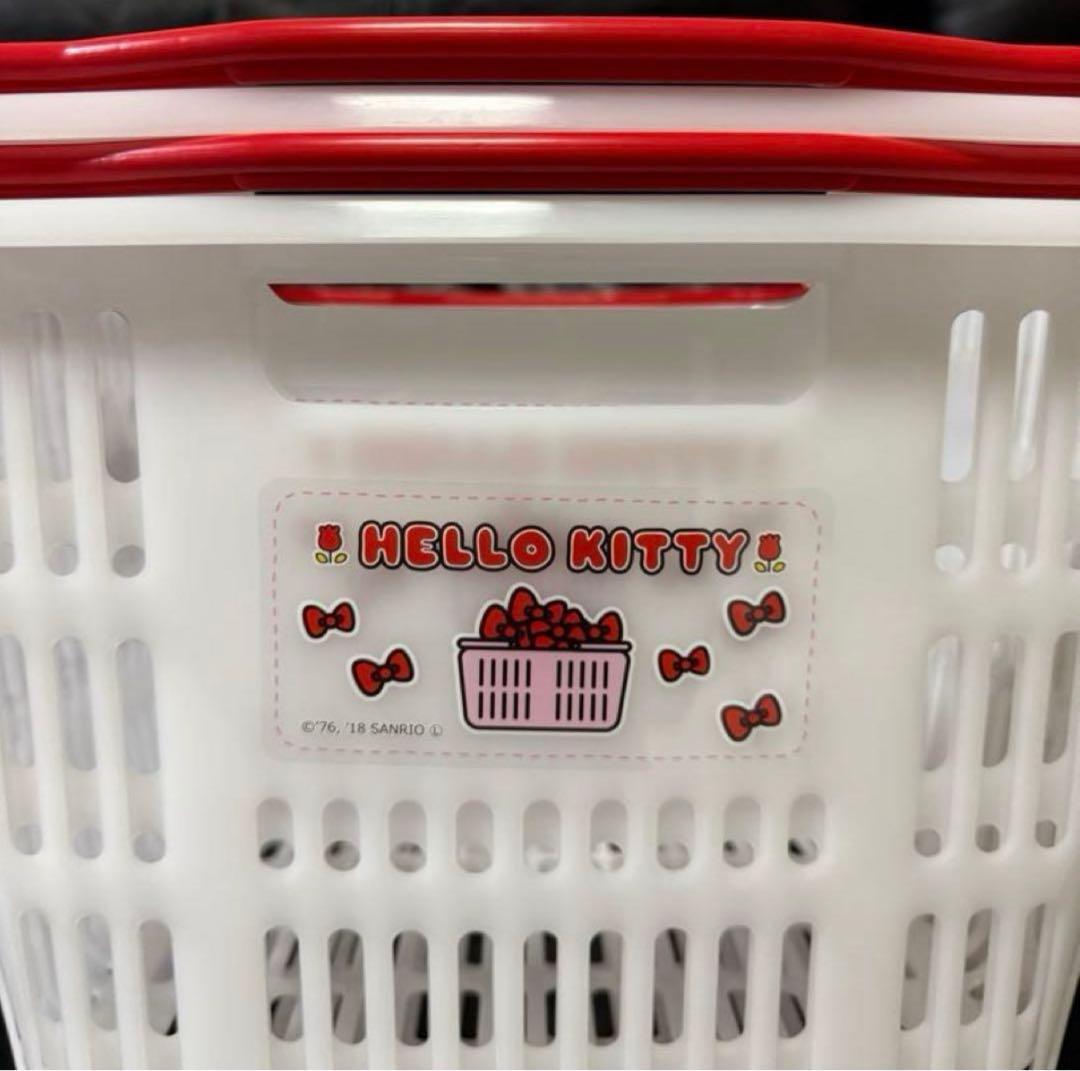 サンリオ　ハローキティ　キティ　マイバスケット　買い物カゴ　33L