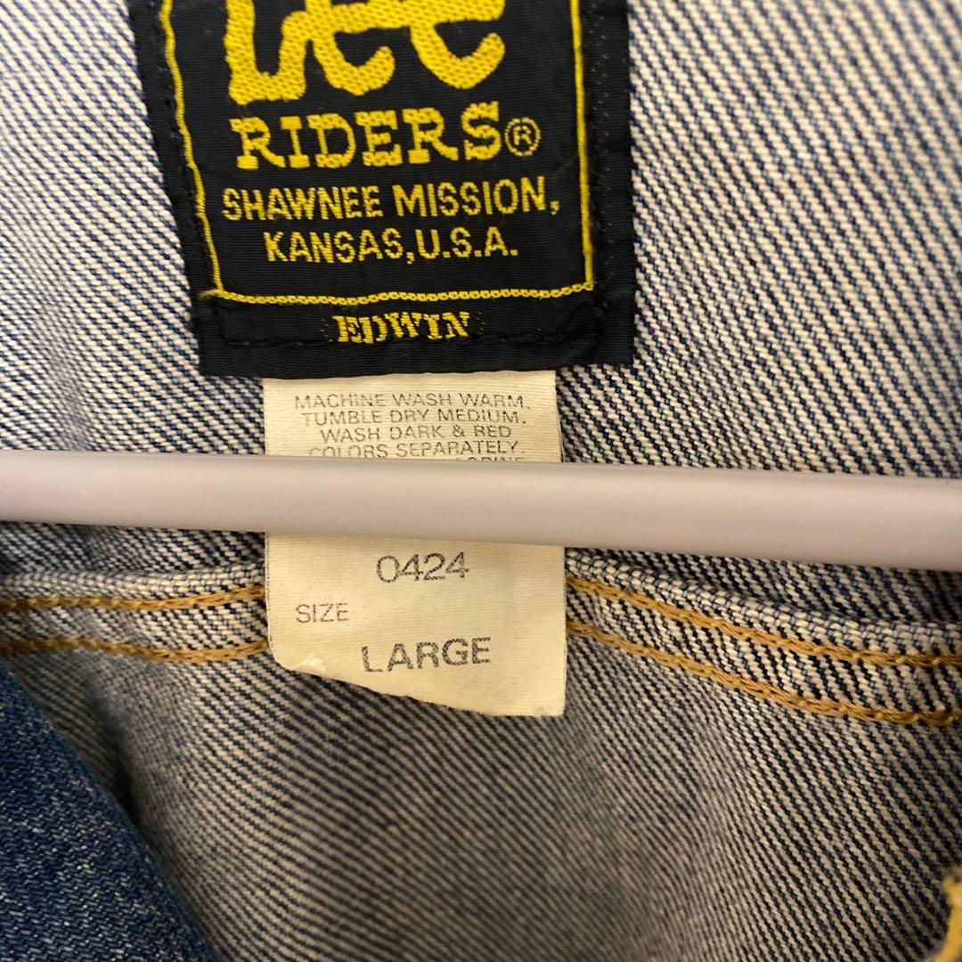 Lee Riders デニムジャケット ジージャン レトロ LARGE 中古