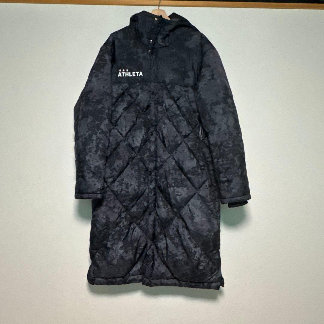 ATHLETA ダークグレー ベンチコート