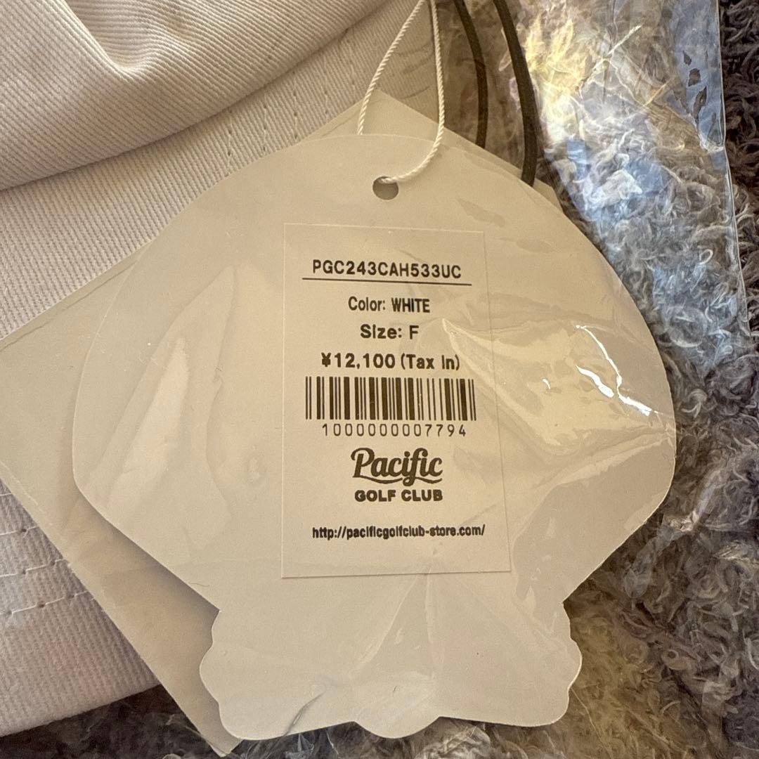 Pacific Golf Club ホワイトキャップ サイズF