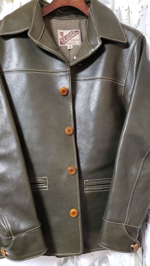Y'2 LEATHER カーコート EC-76 レザー 革ジャン アメカジ