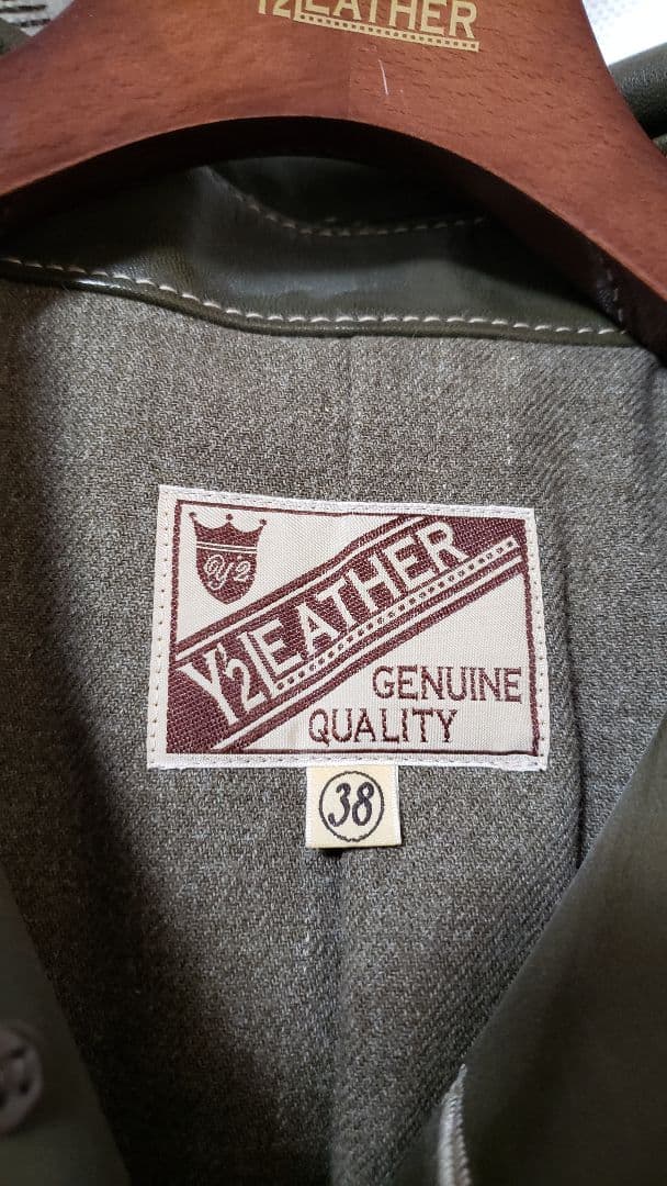 Y'2 LEATHER カーコート EC-76 レザー 革ジャン アメカジ