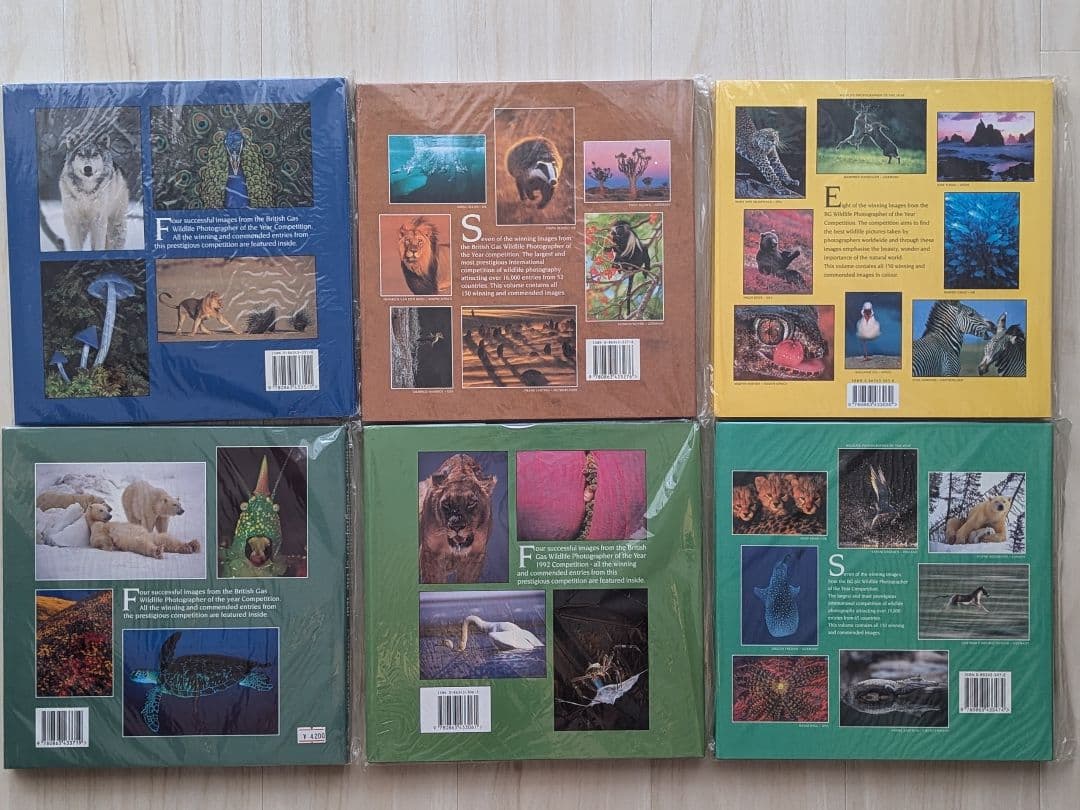 写真集 Wildlife Photographer of the Year 6冊