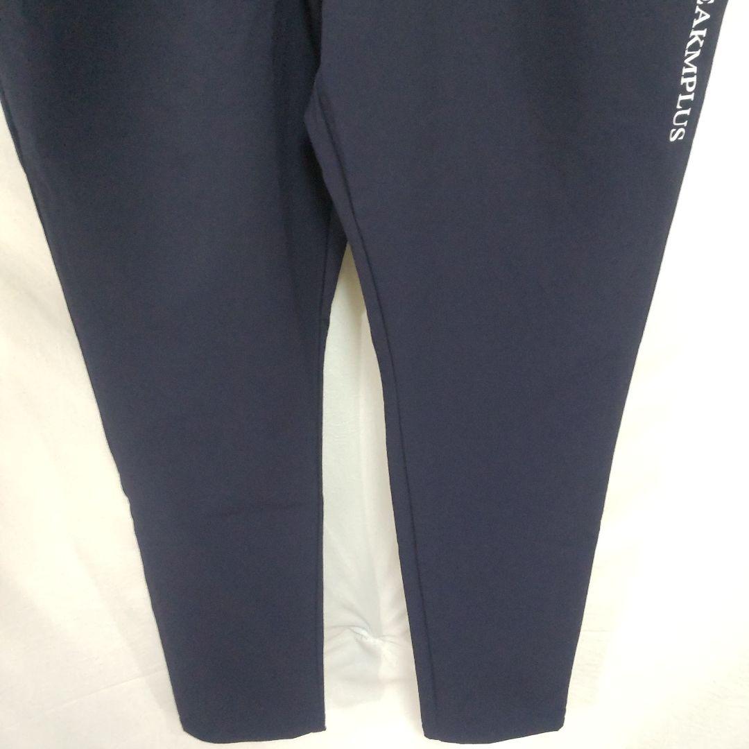 LUXEAKMPLUS 未使用 ゴルフ サイドロゴ スラックスパンツ M 紺