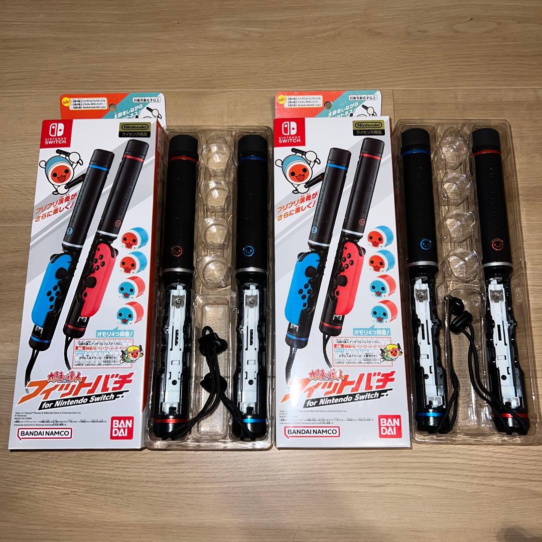 Switch 太鼓の達人 ドンダフルフェスティバル + フィットバチ2個セット