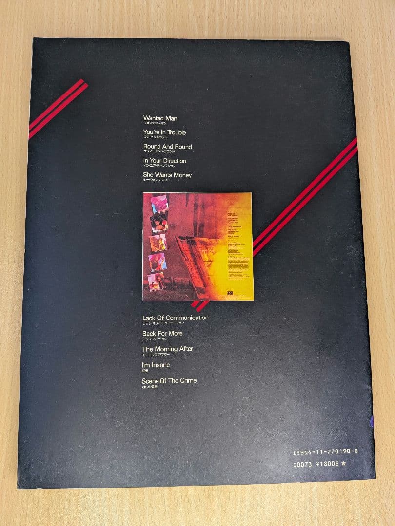 RATT out of the cellar ギター　スコア 楽譜　ヘビメタ