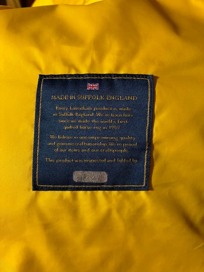 ジャケット・アウター LAVENHAM / BIG SQUARE QUILT MICKFIELD