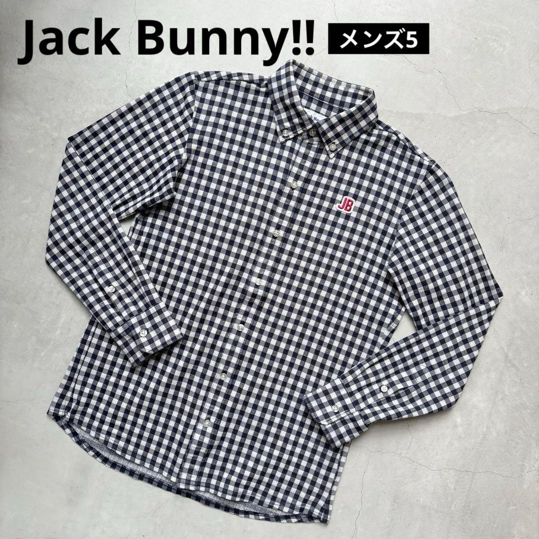 Jack Bunny!! ジャックバニー ボタンダウン シャツ ギンガムチェック