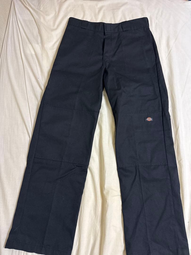 Dickies ディッキーズ ダブルニー ワークパンツ ブラック 美品