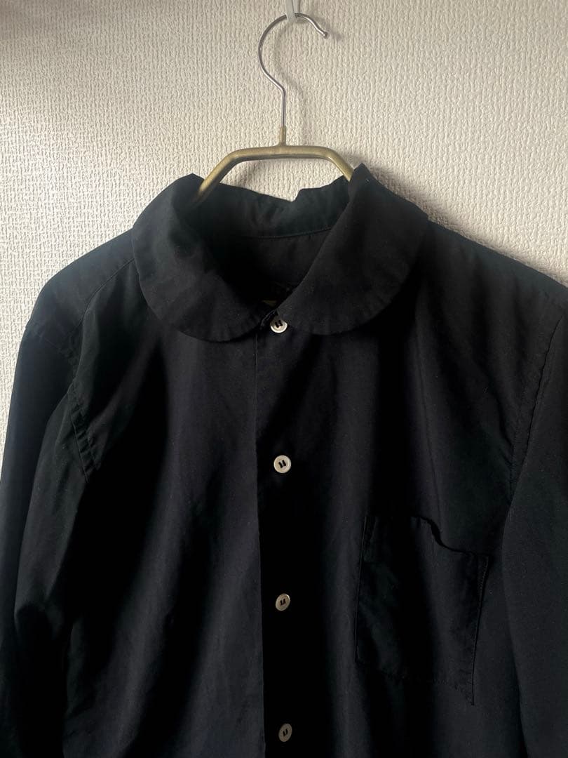 ✴︎COMME des GARÇONS AD2018 丸襟ブラウス S ブラック