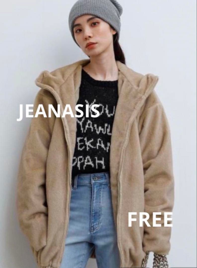 未使用JEANASIS♡ファーパーカーブルゾン今だけ更にお値下げ♡