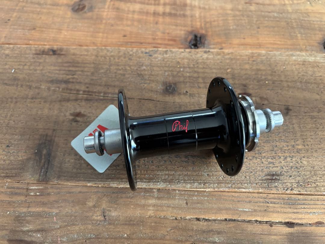 【新品未使用】PHILWOOD high flange track hub 前後