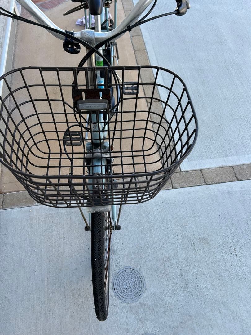 電動アシスト自転車 ブリヂストン　アシスタベーシック（A6BD18）水色