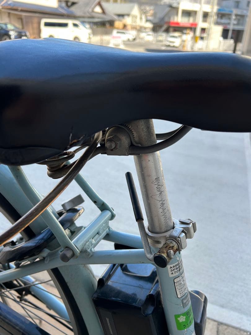 電動アシスト自転車 ブリヂストン　アシスタベーシック（A6BD18）水色