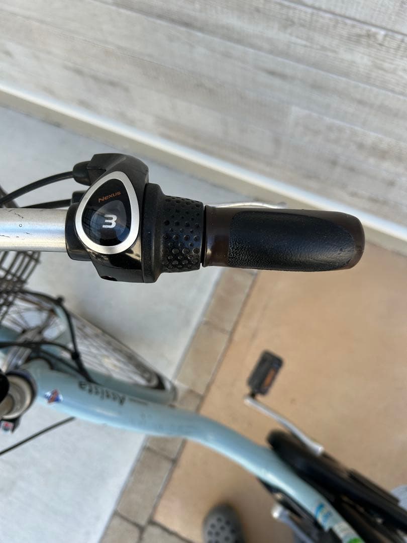 電動アシスト自転車 ブリヂストン　アシスタベーシック（A6BD18）水色