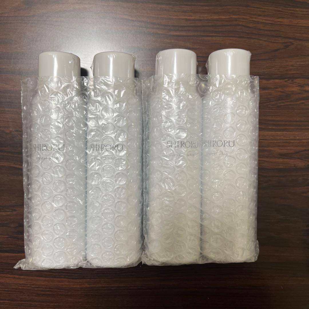 匿名配送/新品未開封 SHIRORU クリスタルホイップ 120g×4本セット