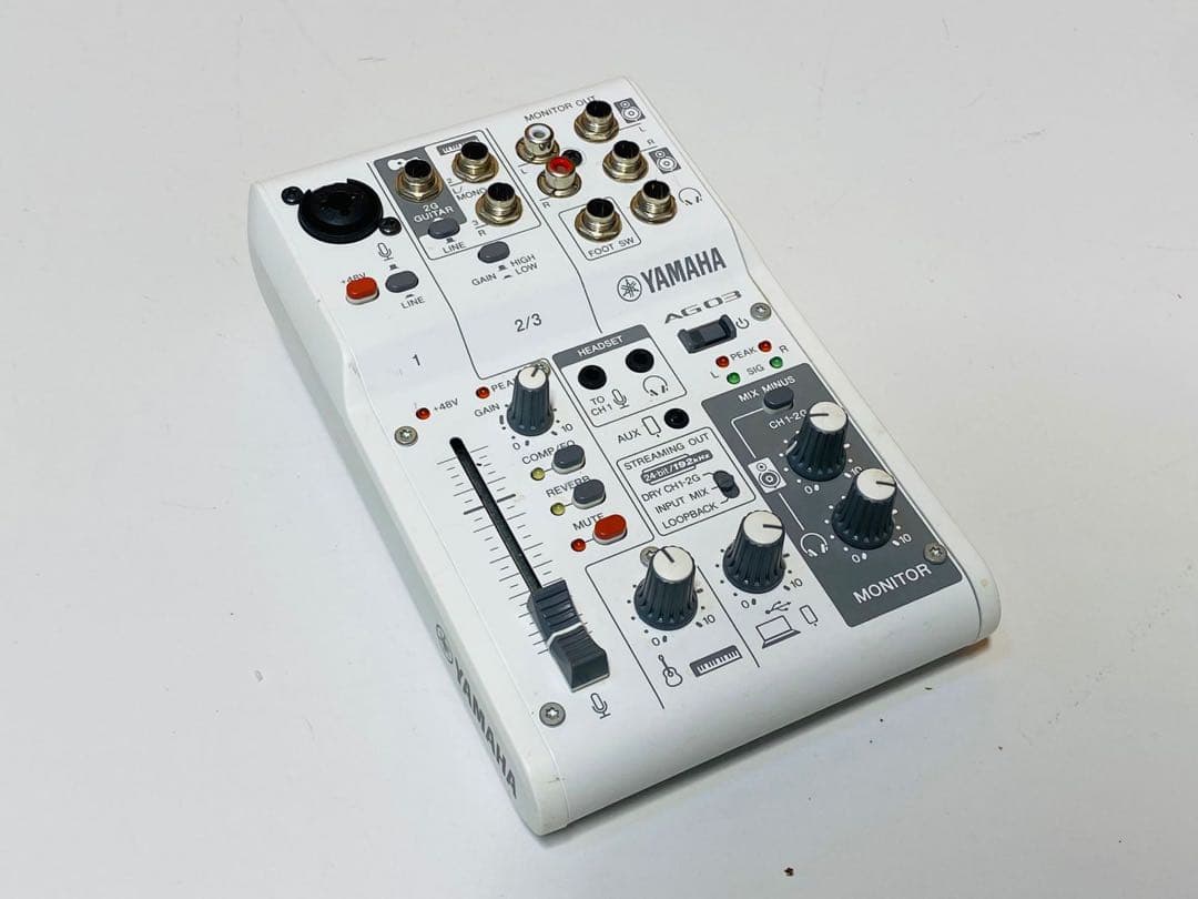 YAMAHA AG03MK2 アナログミキサー 動作確認済み