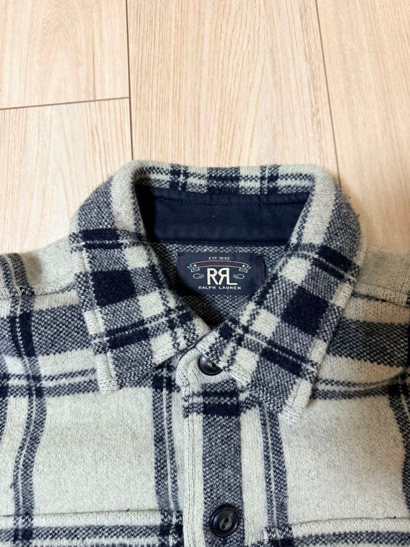 RRL ウール チェックシャツジャケット　サイズS