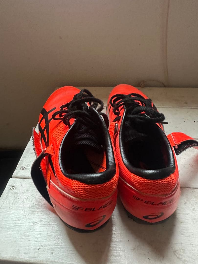 asics SP BLAST オレンジ スパイクシューズ