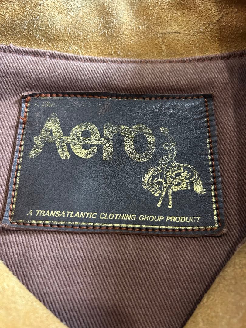 AERO スエードジャケット ベージュ