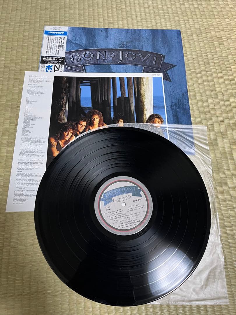 LP 帯 ボンジョビ レコード　２枚セット BON JOVI vinylジョヴィ
