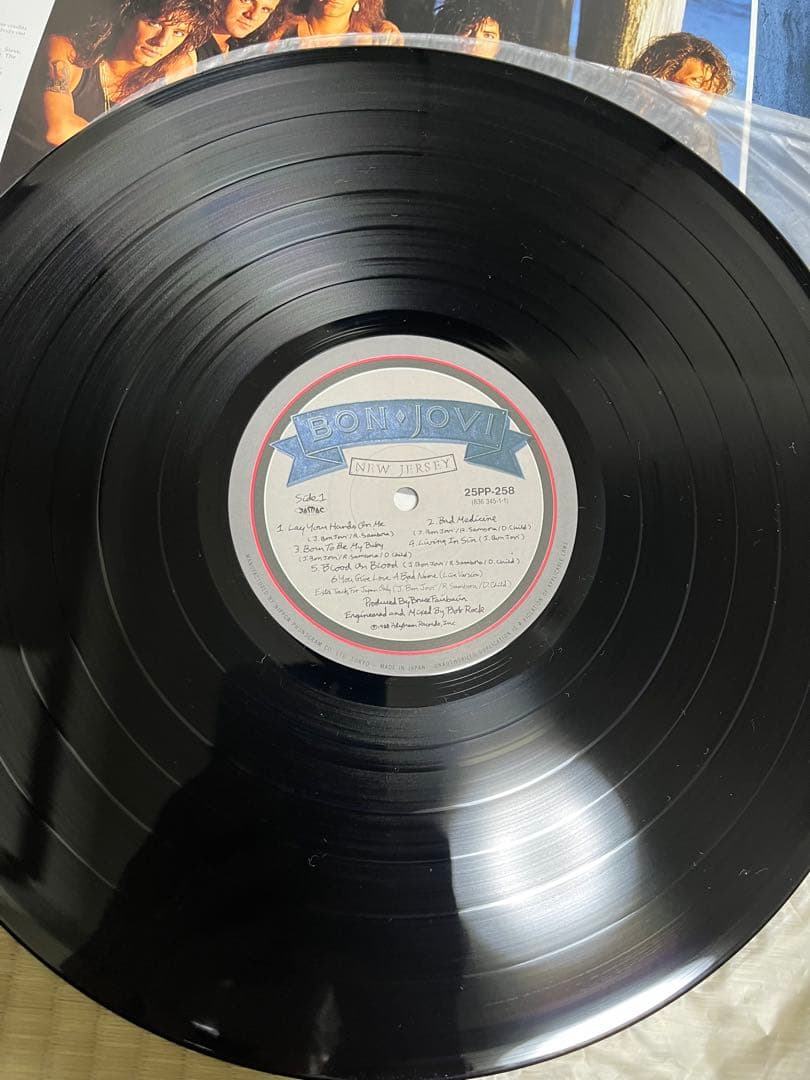 LP 帯 ボンジョビ レコード　２枚セット BON JOVI vinylジョヴィ