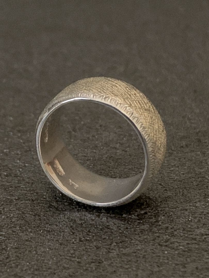 あさひ　リング　指輪　d-NH 925 K18 金箔　布目象嵌
