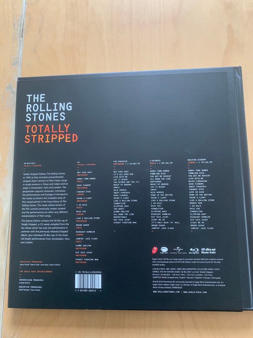 ローリングストーンズ Totally Stripped 4Blu-ray+CD