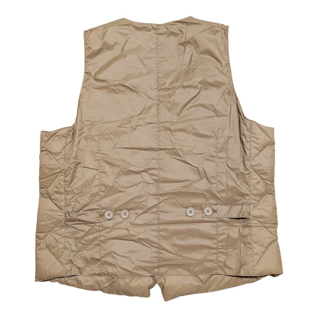 新品 TAION タイオン シティ シングルボタン ダウンジレ モカ 2XL