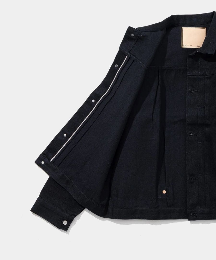 ‘n’ clothing TCBジーンズ別注 デニムジャケット48 BLACK