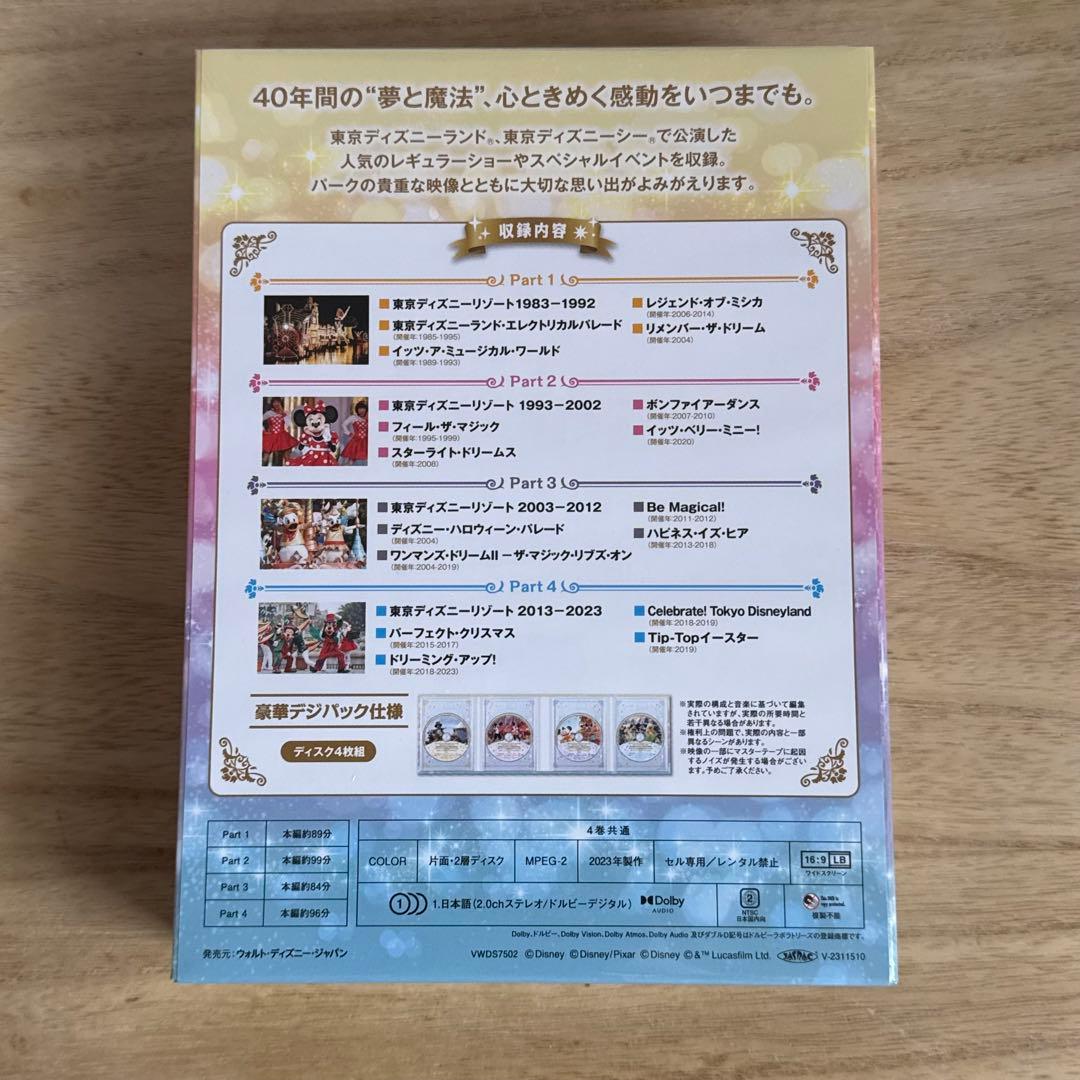 ディズニー　リゾート　40周年　アニバーサリーセレクション　初回限定版　DVD