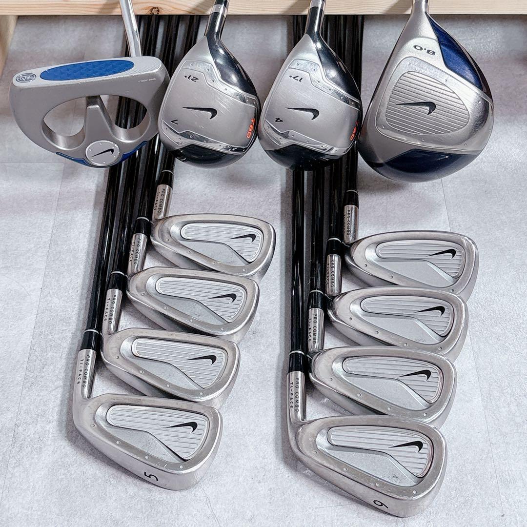 T197 NIKE ゴルフクラブ メンズ フルセット 13点 おしゃれ デニム