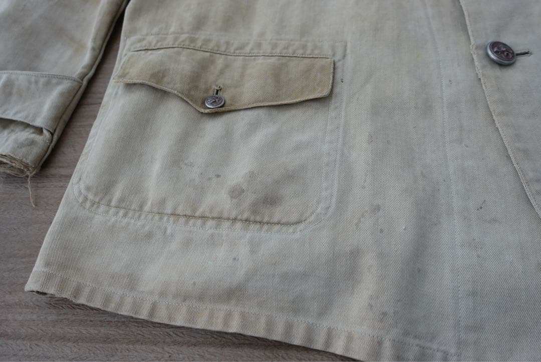 40’s～50‘s hunting jacket animal button