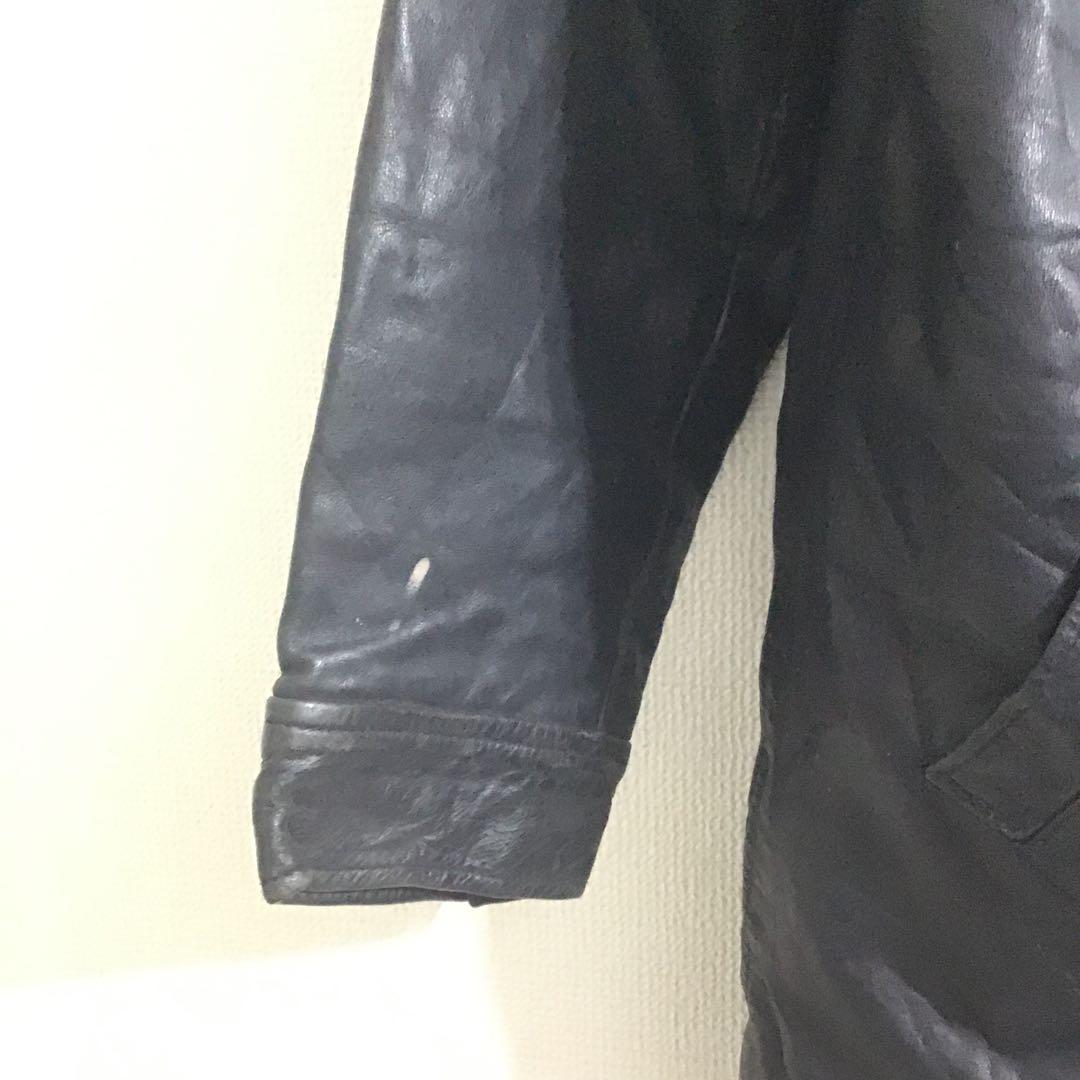 Old gap レザーカーコート M 野村訓一