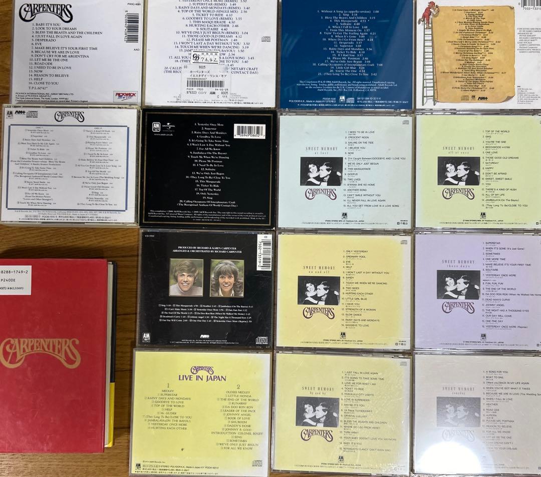 カーペンターズ　CD、本
