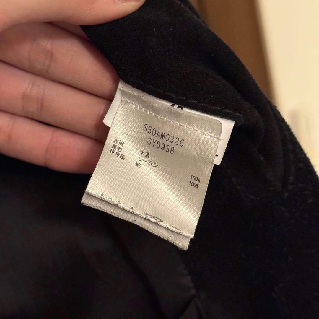 maison margiela メゾンマルジェラ　八の字ライダース　サイズ46