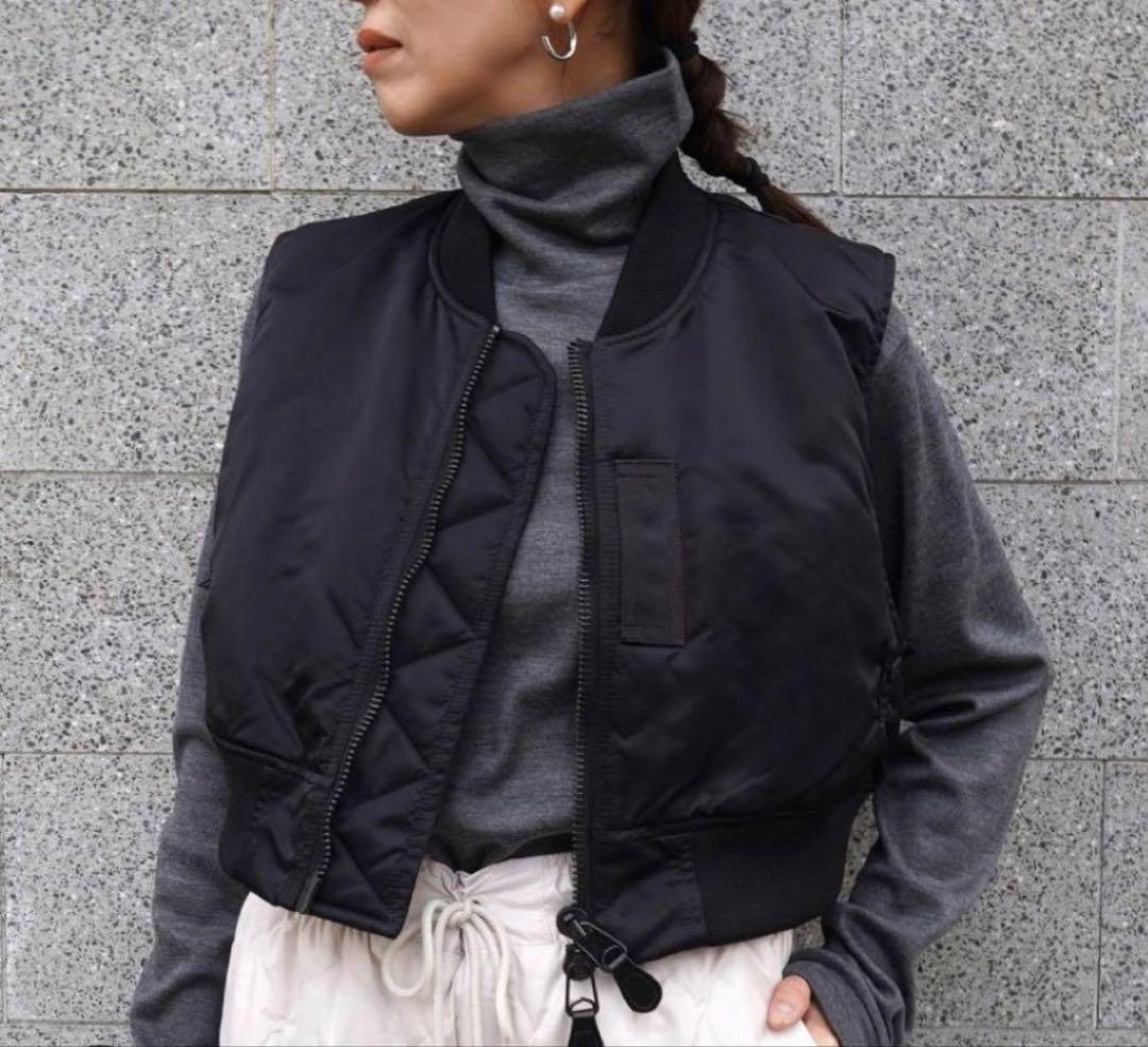 【新品】TYPE L-2A CROPPED TOP クロップドベスト　hyke