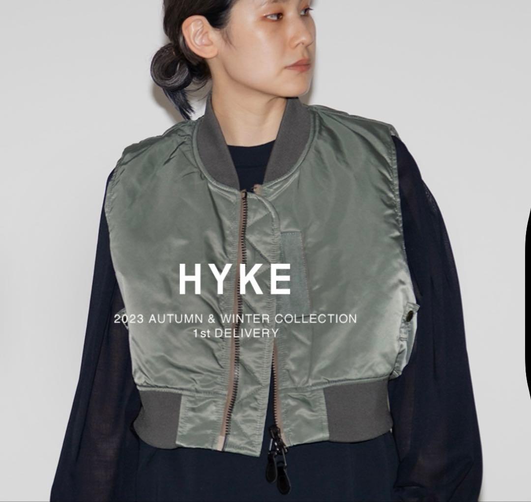 【新品】TYPE L-2A CROPPED TOP クロップドベスト　hyke