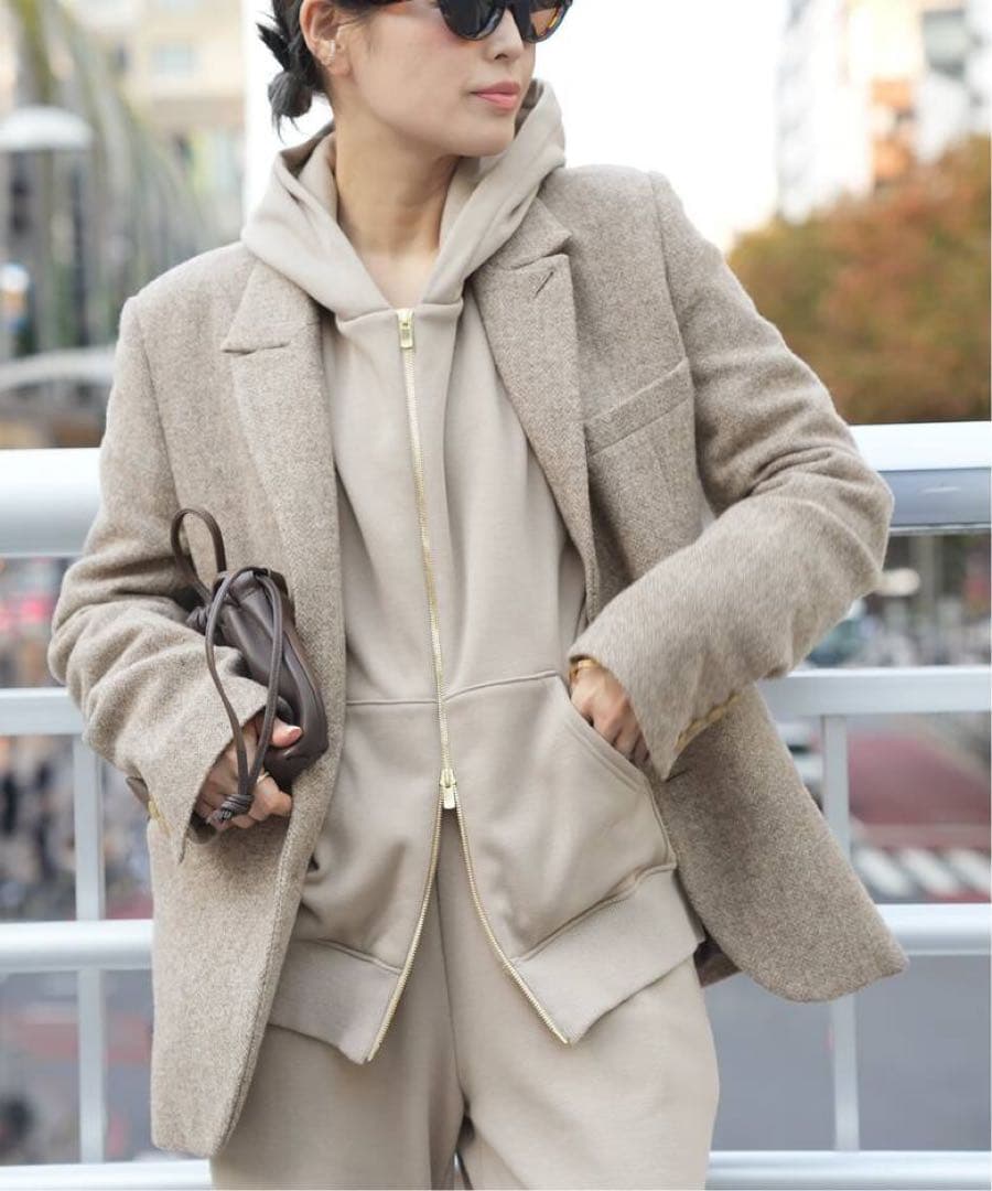 Deuxieme Classe*Warm ジップ フーディー