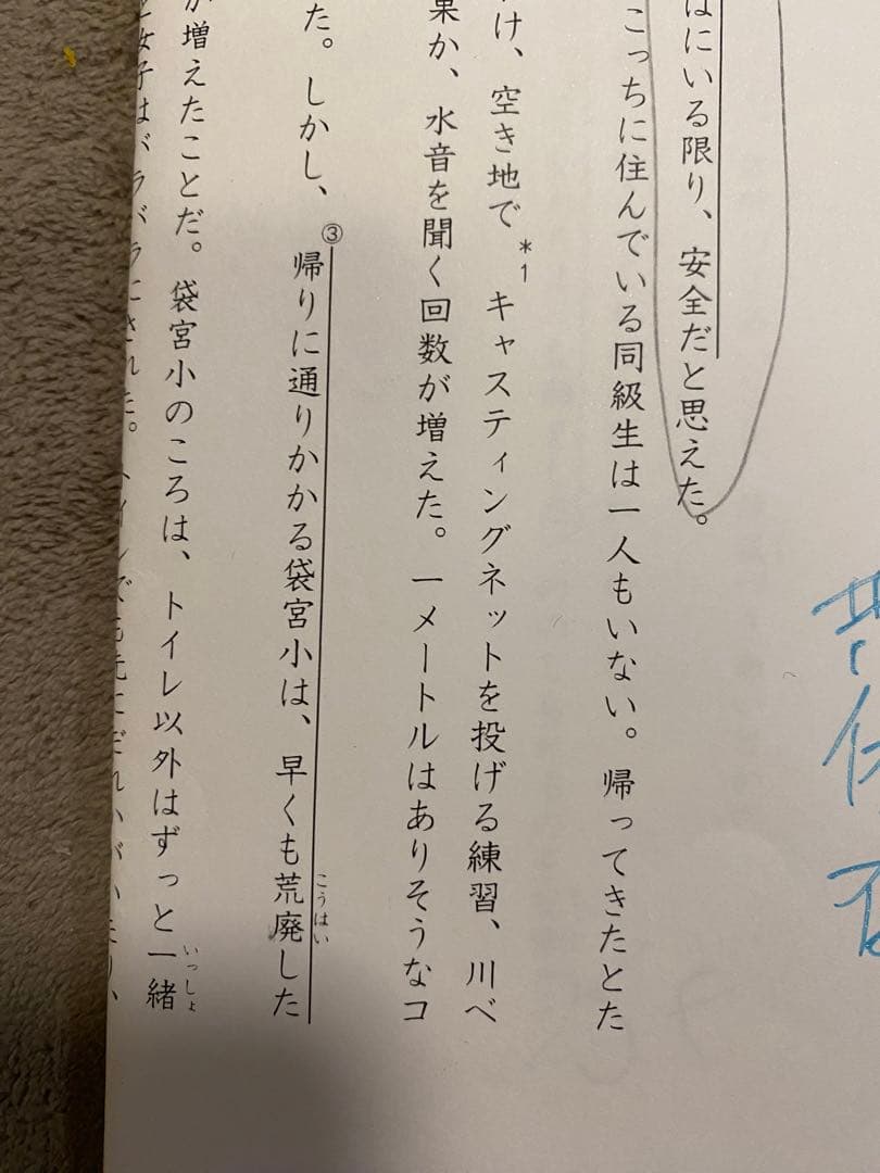 【2023年終了組】サピックス冬期&正月特訓　麻布国語プリント
