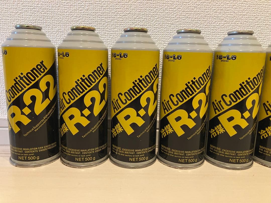 エアコン用冷媒R-22 500g 10缶セット