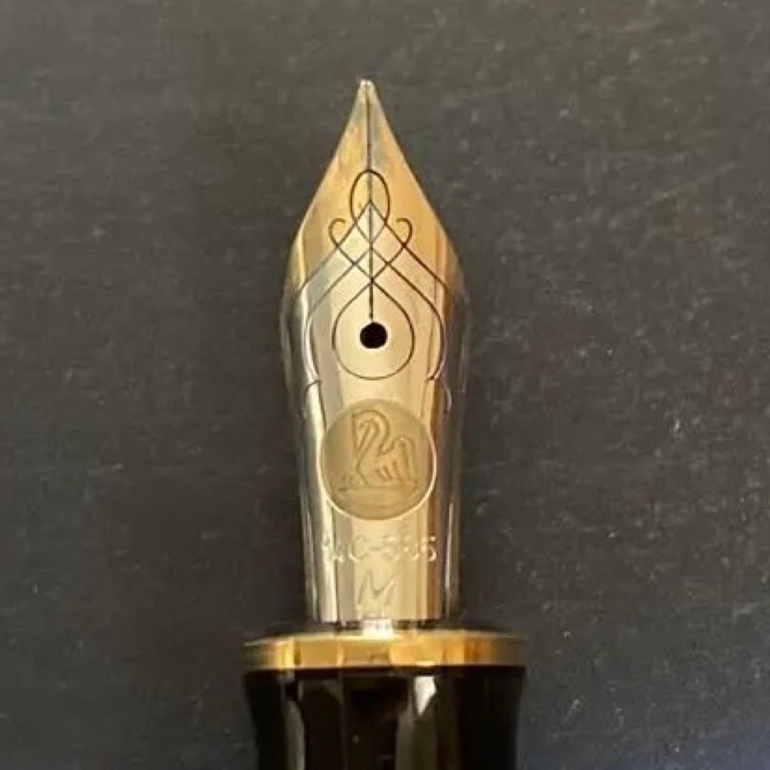 Pelikan スーベレーン ペリカン　万年筆　M600 緑縞　旧ロゴ