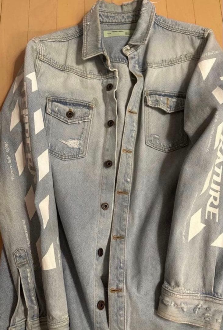 Off white デニムジャケット オフホワイト 専用