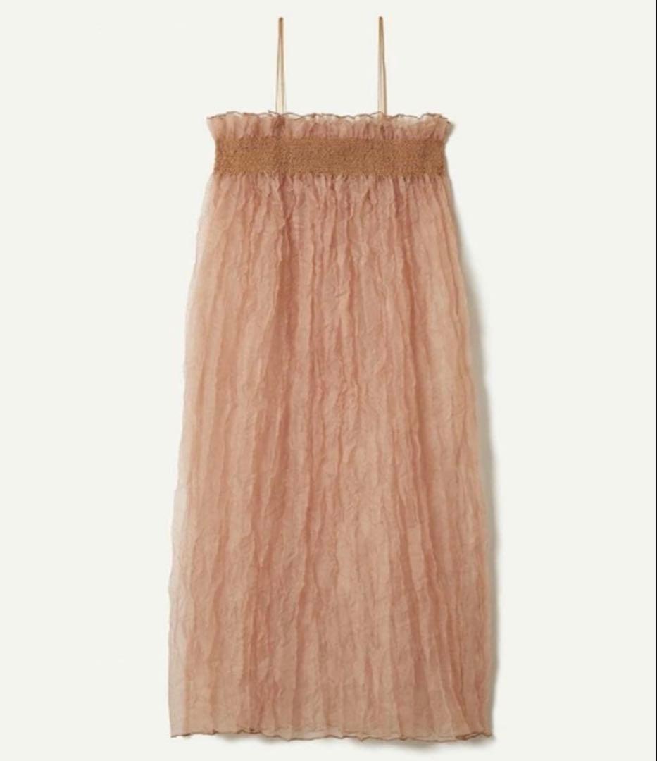 ワンピース leinwande Recycle Organdy Pleats Dress