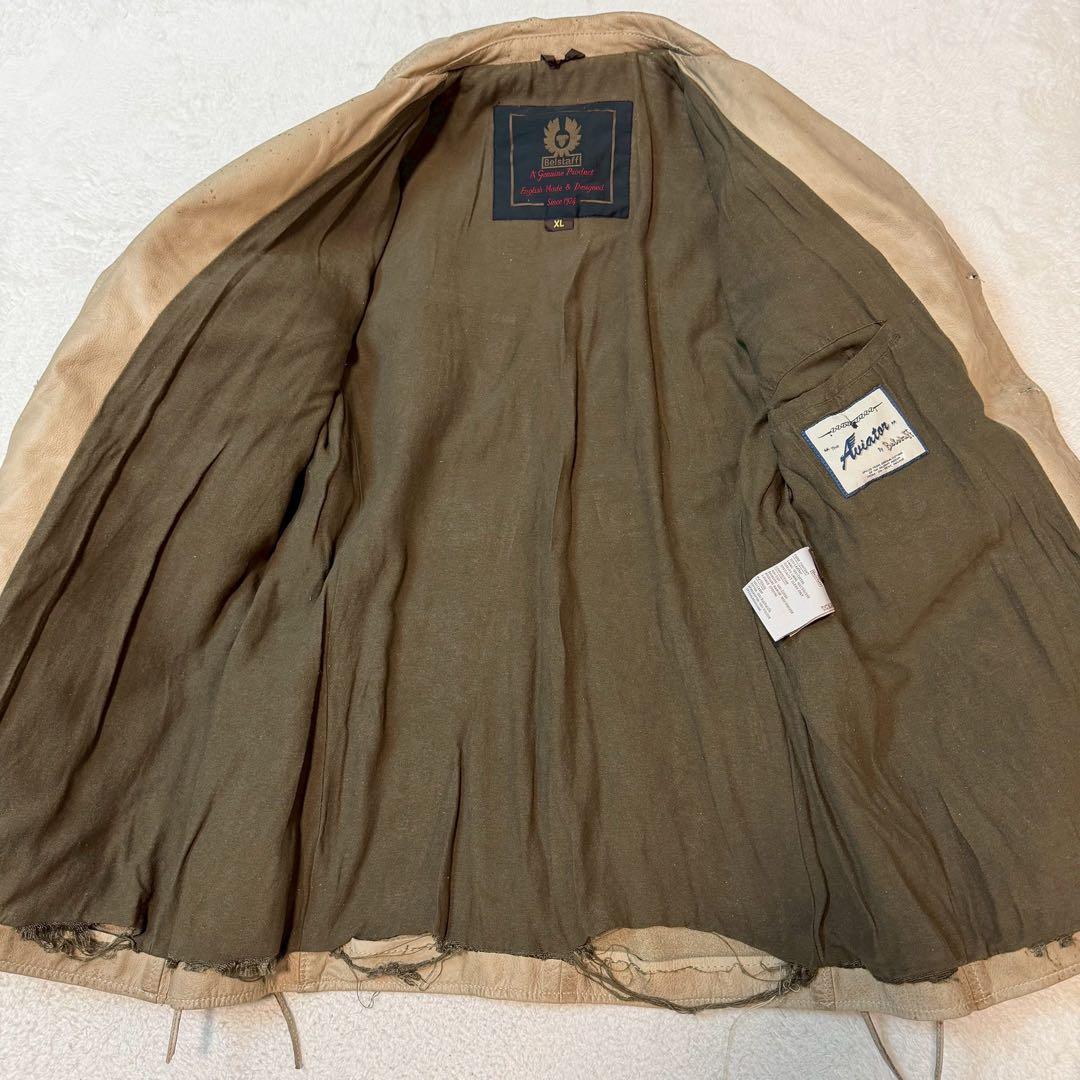 XLサイズ Belstaff The Aviator レザージャケット イタリア