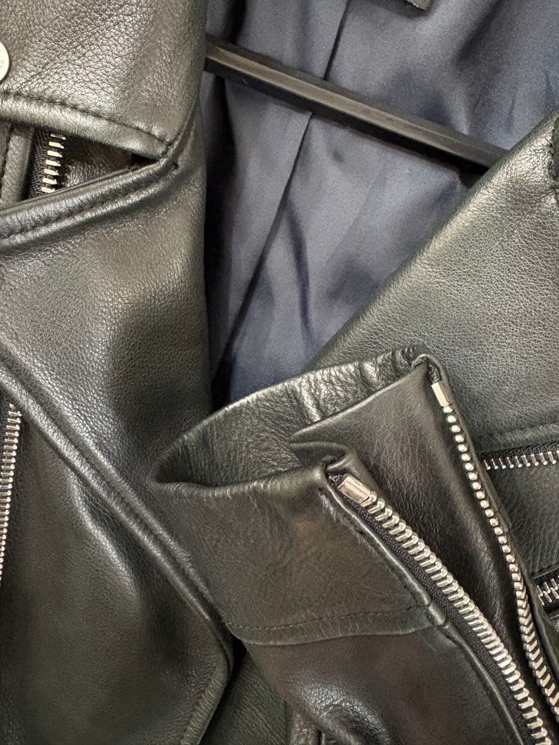 美品　Paul Smith レザー　ライダースジャケット　L