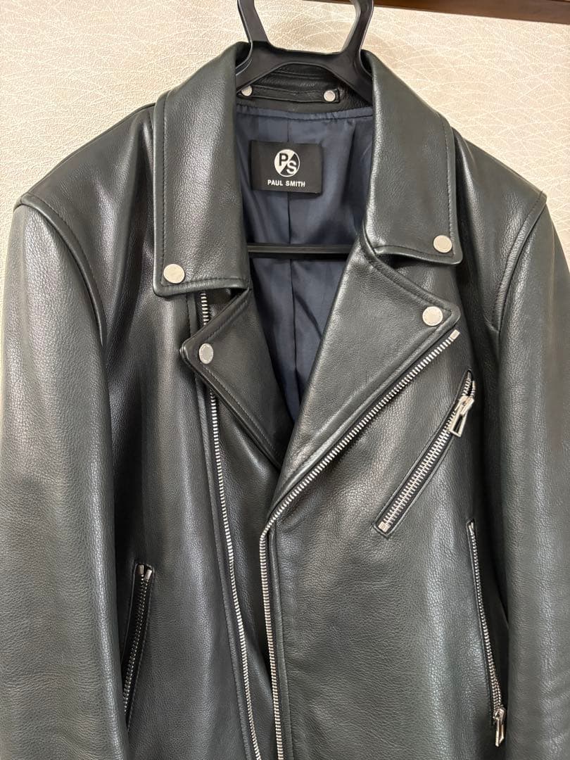 美品　Paul Smith レザー　ライダースジャケット　L
