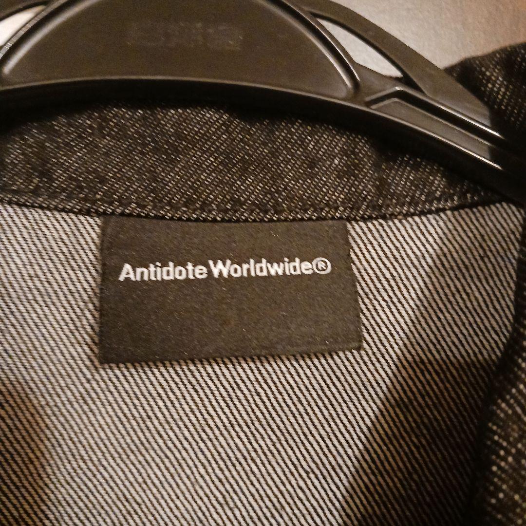 ANTIDOTE WORLDWIDE ブラックデニム ファイヤーマンジャケット