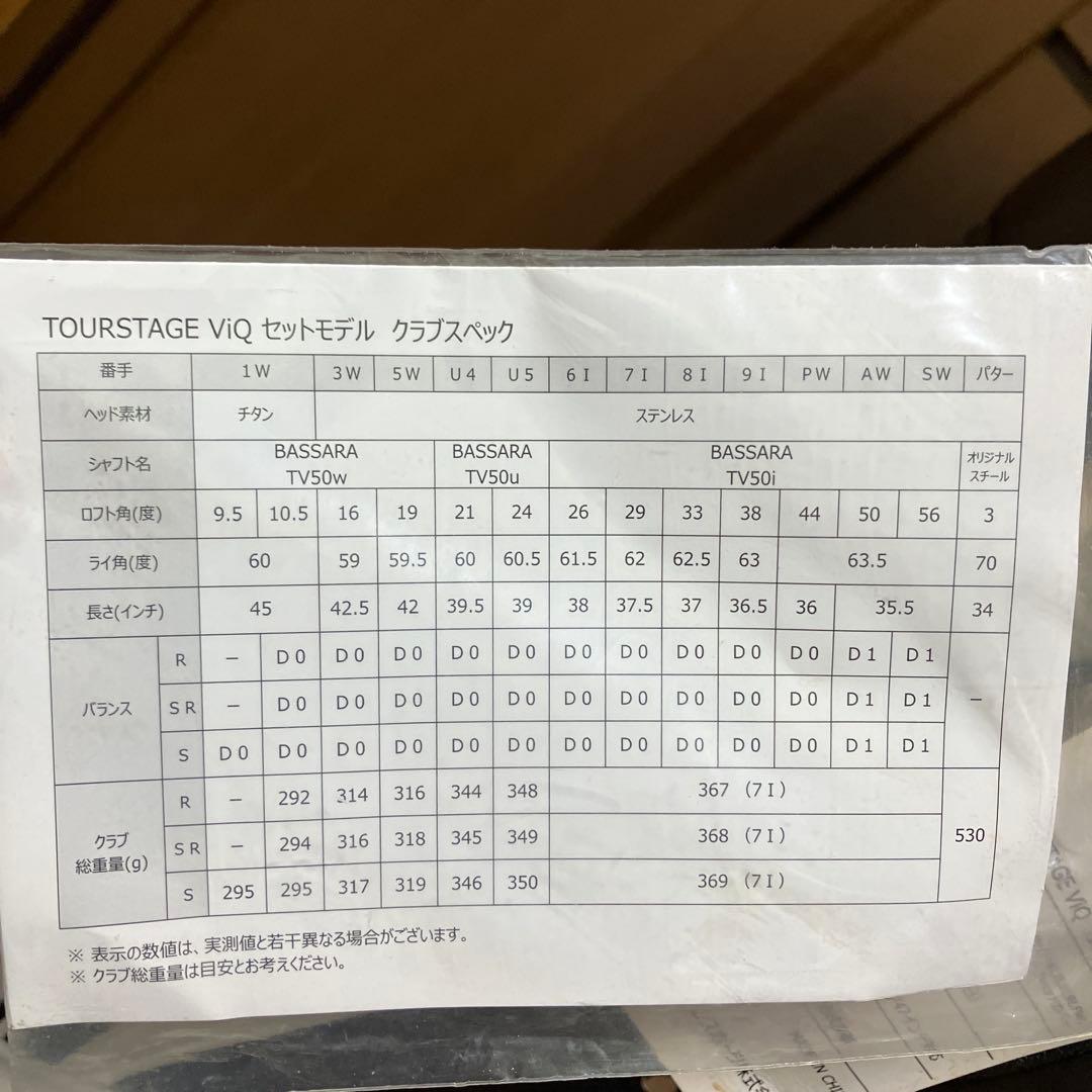 〈未使用品〉ブリヂストン　TOURSTAGE ViQ 13本セット