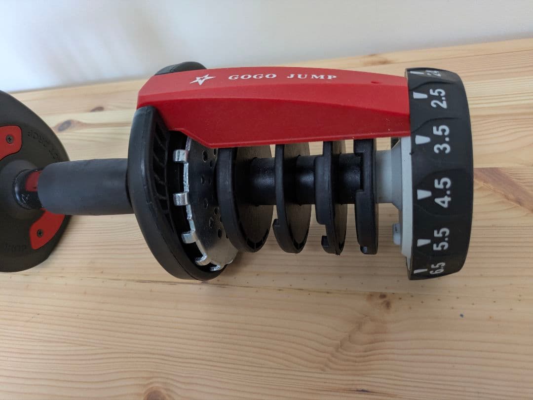 ダンベル ダイヤル式 2.5kg～24kg GO GO JUMP